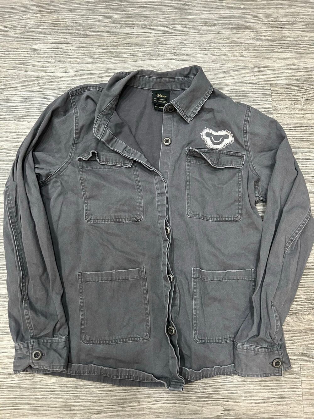 Disney Her Universe The Lion King Remember Who You Are Charcoal Utility Jacket L